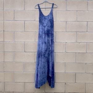Blue Tie Dye Maxi Dress